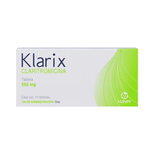 Klarix Tab. 500 Mg. Caja C/10